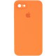 Чохол Silicone Case Square Full Camera Protective (AA) для Apple iPhone 6/6s (4.7") Помаранчевий / Papaya
