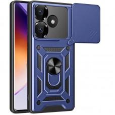 Ударостійкий чохол Camshield Serge Ring для Xiaomi Poco F6 Синій