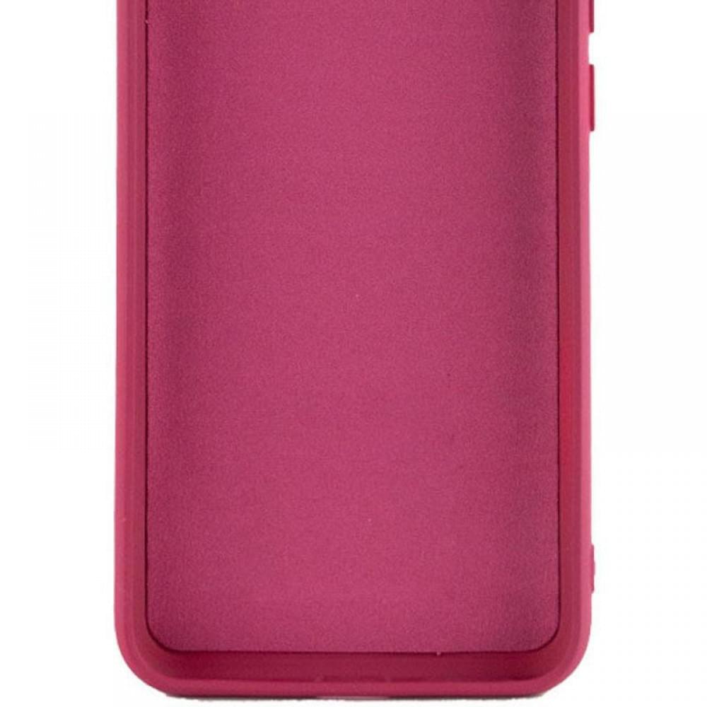 Чохол TPU GETMAN Liquid Silk Full Camera для Xiaomi Redmi Note 9 / Redmi 10X Бордовий / Marsala