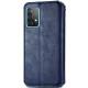 Шкіряний чохол книжка GETMAN Cubic (PU) для Samsung Galaxy A33 5G Синій