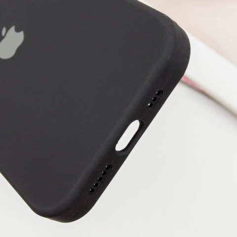 Чохол Silicone Case Full Protective (AA) для Apple iPhone 14 Pro (6.1") Чорний / Black