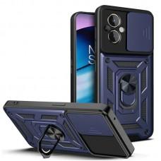 Ударостійкий чохол Camshield Serge Ring для Xiaomi Poco M5 Синій
