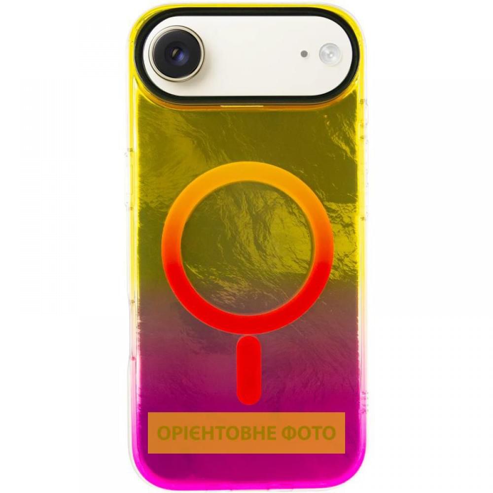 Чохол TPU Shiny Mountain (MagFit) для Apple iPhone 17 Air (6.5") Yellow / Pink