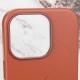 Шкіряний чохол Leather Case (AAA) with MagSafe and Animation для Apple iPhone 14 Pro Max (6.7") Umber
