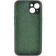 Чохол Silicone Case Full Camera Protective (AA) NO LOGO для Apple iPhone 14 (6.1") Зелений / Cyprus Green