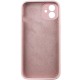Чохол Silicone Case Full Camera Protective (AA) NO LOGO для Apple iPhone 12 (6.1") Рожевий / Chalk Pink