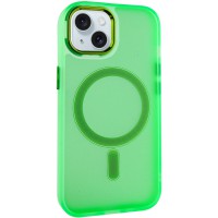 Чохол TPU+PC Lily with MagSafe для Apple iPhone 13 (6.1") Neon Green