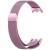 Ремінець Milanese Loop Design для Xiaomi Mi Band 8 Rose Pink