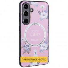 TPU+PC чохол Secret Garden with MagFit для Samsung Galaxy S23 FE Pink