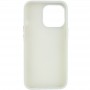 TPU чохол Bonbon Metal Style для Apple iPhone 13 Pro (6.1") Білий / White