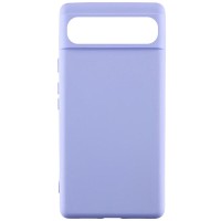 Чохол TPU GETMAN Liquid Silk для Google Pixel 7a Бузковий / Light purple