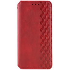 Шкіряний чохол-книжка GETMAN Cubic (PU) для Samsung Galaxy M14 5G Червоний