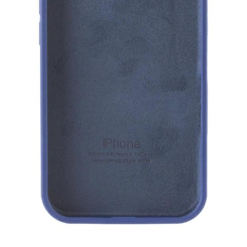 Чохол Silicone Case Full Protective (AA) для Apple iPhone 16e (6.1") Синій / Deep navy