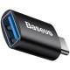 Перехідник Baseus Ingenuity Series Mini Type-C to USB 3.1 (ZJJQ000001) Black Перехідник Baseus Ingenuity Series Mini Type-C to USB 3.1 (ZJJQ000001) Black