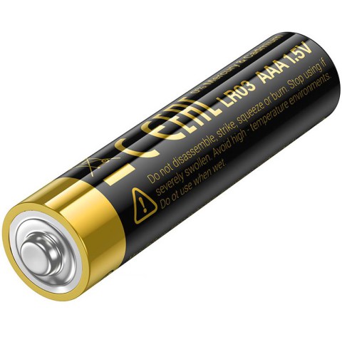 Батарейки Hoco JA2 AAA (LR03) Alkaline 10 pcs Black