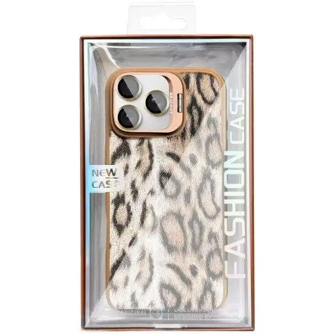 Чохол TPU+PC Wild Leopard with MagSafe and Lens для Apple iPhone 16 Pro (6.3") Brown