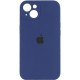 Чохол Silicone Case Full Camera Protective (AA) для Apple iPhone 14 (6.1") Синій / Deep navy