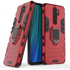 Ударостійкий чохол Transformer Ring for Magnet для Xiaomi Redmi Note 8 Pro Червоний / Dante Red