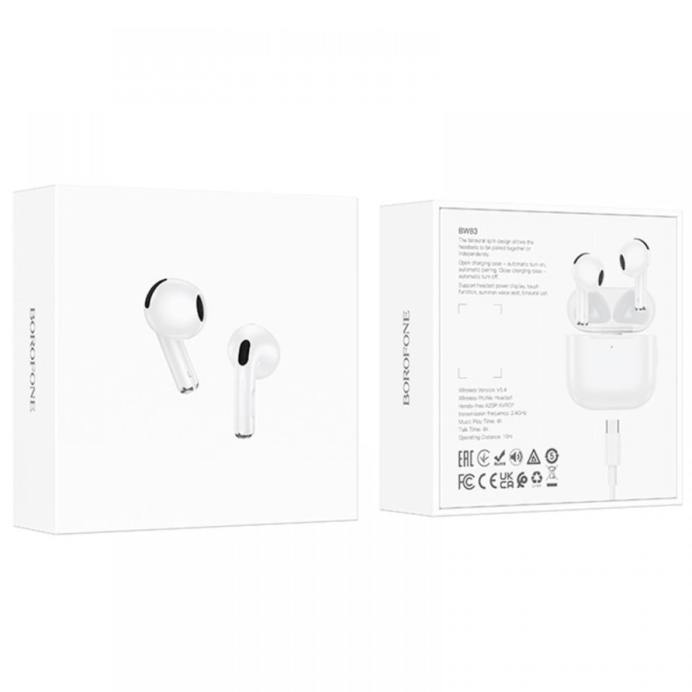 Бездротові TWS навушники Borofone BW83 White