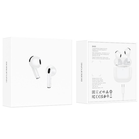 Бездротові TWS навушники Borofone BW83 White