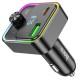 АЗП FM модулятор Hoco E81 Fantasy 30W (1USB-A/1C) Black