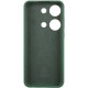 Чохол Silicone Cover Lakshmi Full Camera (AA) with logo для Xiaomi Poco X6 Pro Зелений / Dark green