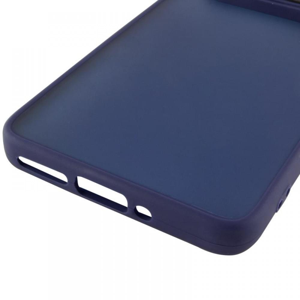 Чохол TPU+PC Lyon Frosted для Xiaomi Redmi Note 14 Pro 4G Navy Blue