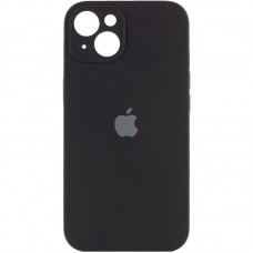 Чохол Silicone Case Full Camera Protective (AA) для Apple iPhone 15 Plus (6.7") Чорний / Black