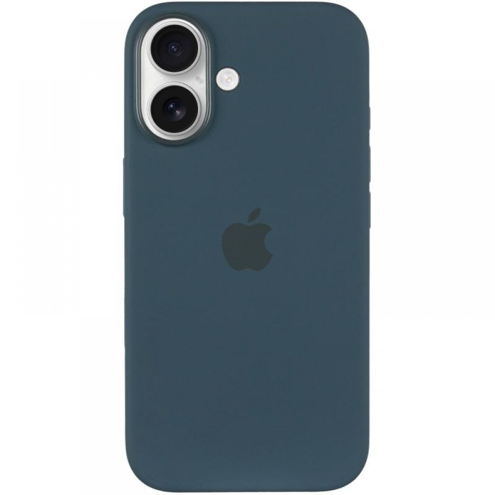 Чехол Silicone case (AAA) with Magsafe and Animation (button) для Apple iPhone 16 (6.1")