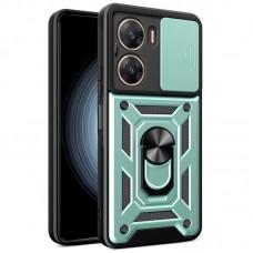 Ударостійкий чохол Camshield Serge Ring для Xiaomi Poco X7 Pro Зелений