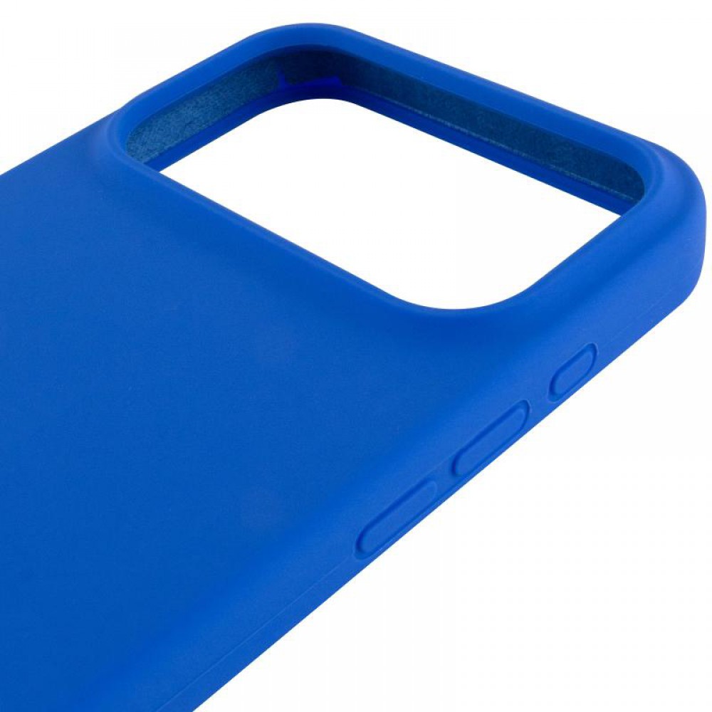 Чохол Silicone Case Full Protective (AA) для Apple iPhone 17 Pro Max (6.9") Синій / Capri Blue