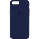 Чохол Silicone Case Full Protective (AA) для Apple iPhone 7 plus / 8 plus (5.5") Синій / Deep navy