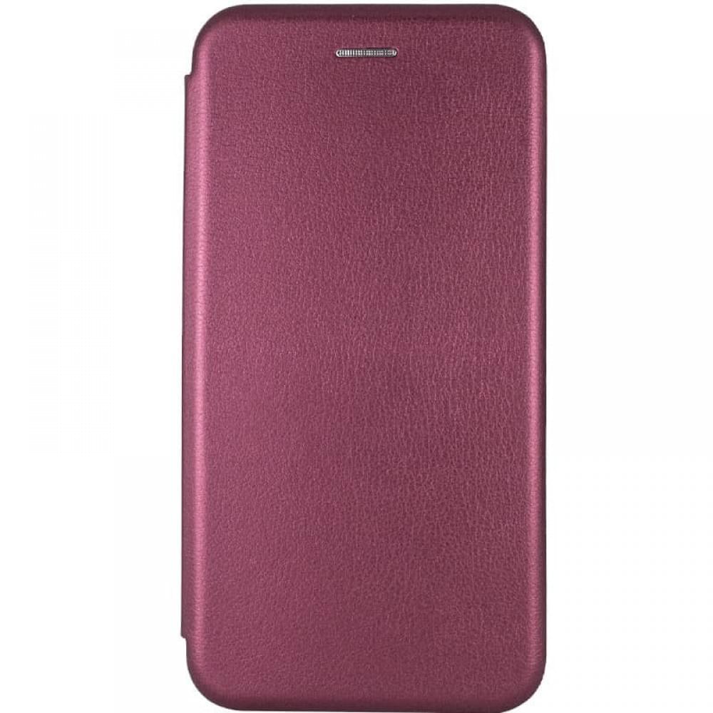 Шкіряний чохол-книжка Classy для Samsung Galaxy A04s Бордовий