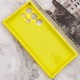 Чохол Silicone Cover Lakshmi Full Camera (AAA) для Samsung Galaxy S24 Ultra Жовтий / Yellow