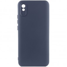 Чохол Silicone Cover Lakshmi Full Camera (AAA) для Xiaomi Redmi 9A Темно-синій / Midnight blue
