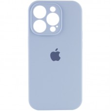 Чохол Silicone Case Full Camera Protective (AA) для Apple iPhone 15 Pro Max (6.7") Блакитний / Lilac Blue