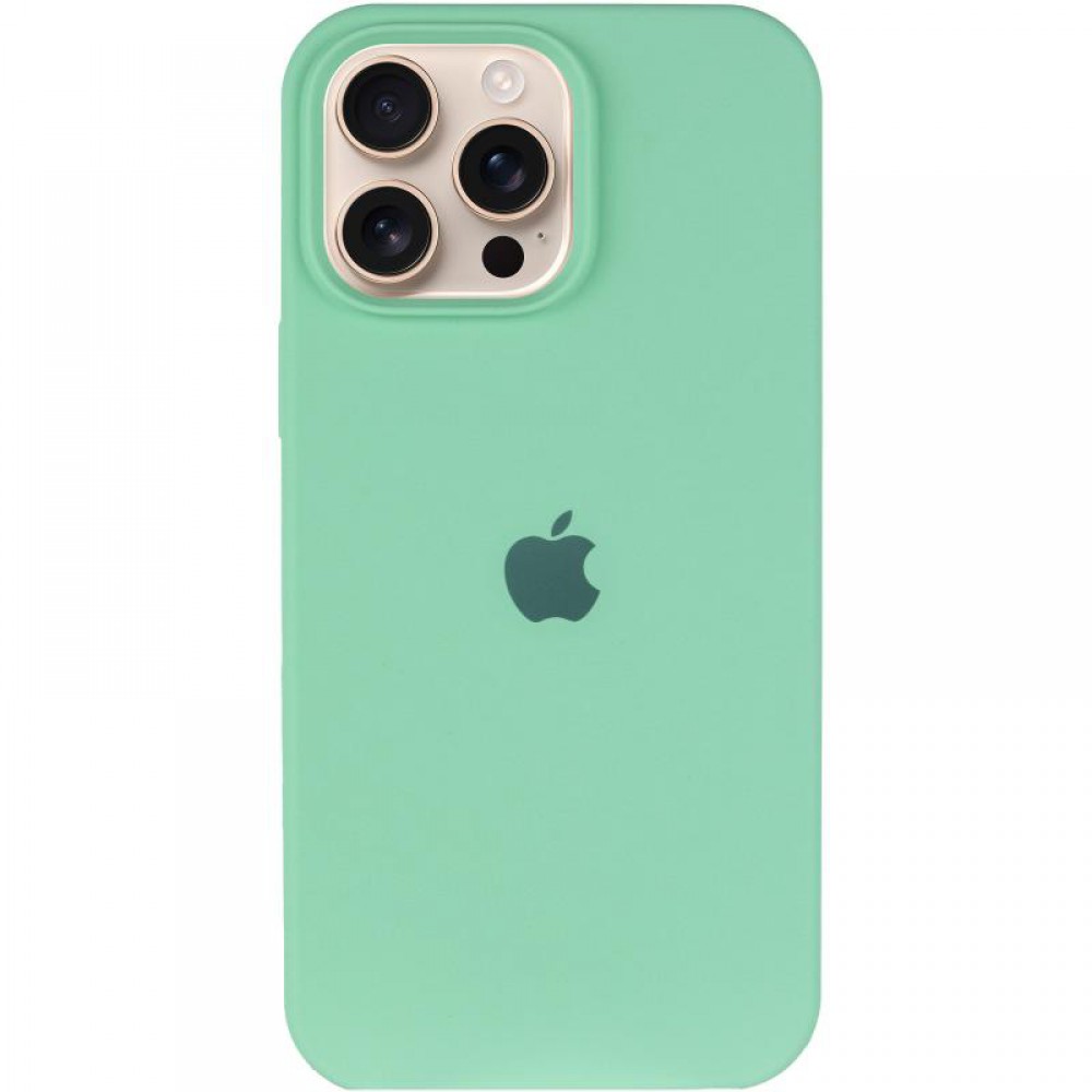 Чохол Silicone Case Full Protective (AA) для Apple iPhone 16 Pro Max (6.9") Зелений / Pistachio