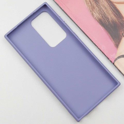 TPU чохол Bonbon Metal Style для Samsung Galaxy S24 Ultra Бузковий / Dasheen
