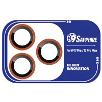 Захисне скло BlueO Sapphire на камеру для Apple iPhone 17 Pro / 17 Pro Max Помаранчевий / Orange
