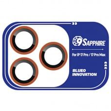 Захисне скло BlueO Sapphire на камеру для Apple iPhone 17 Pro / 17 Pro Max Помаранчевий / Orange