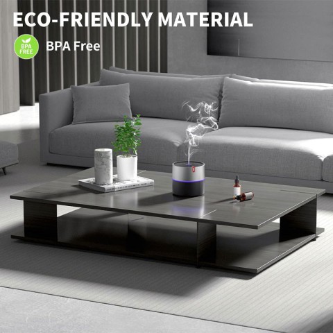 Зволожувач повітря з підсвічуванням WX107 Type-C/5V USB 230ml Black