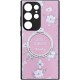 TPU+PC чохол Secret Garden with MagFit для Samsung Galaxy S24 Ultra Pink