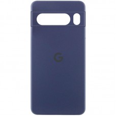 Чохол Silicone Cover Lakshmi Full Camera (AA) with logo для Google Pixel 8 Pro Синій / Midnight blue