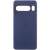 Чохол Silicone Cover Lakshmi Full Camera (AA) with logo для Google Pixel 8 Pro Синій / Midnight blue