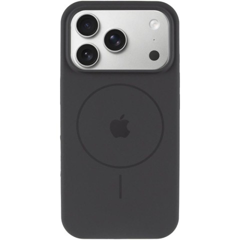 Чохол Silicone Case Full Protective (AA) V2 with MagSafe для Apple iPhone 17 Pro (6.3") Сірий / Dark Gray