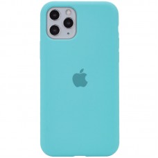 Чохол Silicone Case Full Protective (AA) для Apple iPhone 11 Pro Max (6.5") Бірюзовий / Marine Green