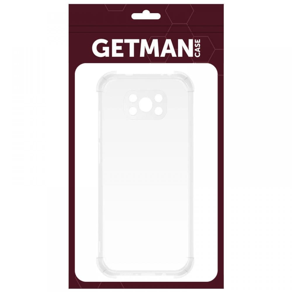 TPU чехол GETMAN Ease logo усиленные углы Full Camera для Xiaomi Poco X3 NFC / Poco X3 Pro