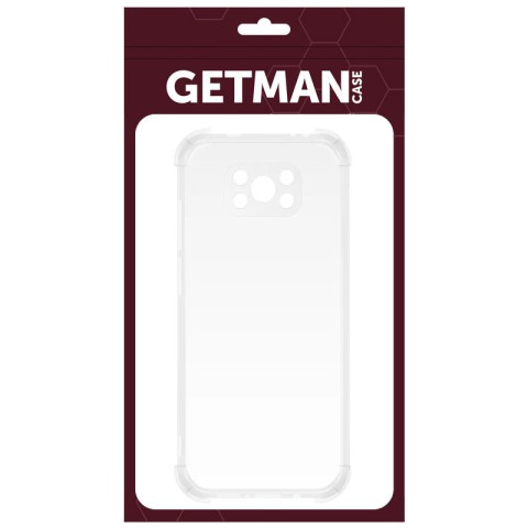 TPU чохол GETMAN Ease logo посилені кути Full Camera для Xiaomi Poco X3 NFC / Poco X3 Pro Безбарвний (прозорий)