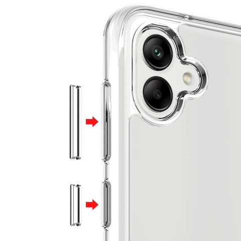 Чохол TPU Space Case transparent для Samsung Galaxy A06 4G/5G / A07 4G Прозорий