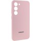 Чохол Silicone Cover Lakshmi Full Camera (AAA) with Logo для Samsung Galaxy S23 Рожевий / Pink Sand